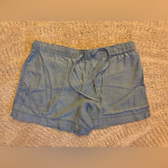 Hilary Radley Women's Light Blue High Waist Shorts - Picture 2 of 3